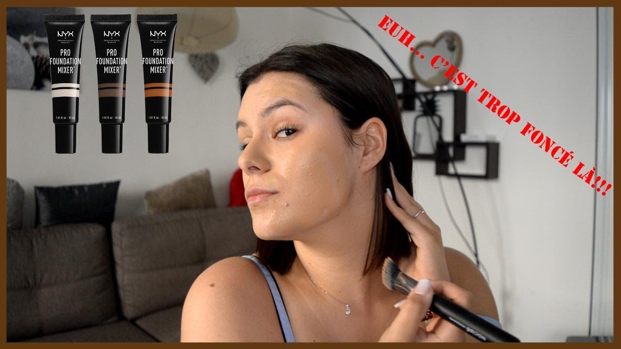 CHANGER LA COULEUR DE SON FOND DE TEINT C'EST POSSIBLE? # Pro Foundation Mixer NYX