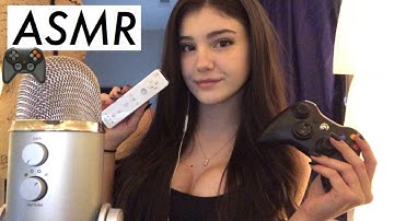 ASMR | Video Game Controller Sounds For You To Relax (Tapping, Mouth Sounds, Whispering)