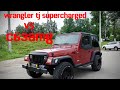 Jeep Wrangler tj supercharged vs c63amg