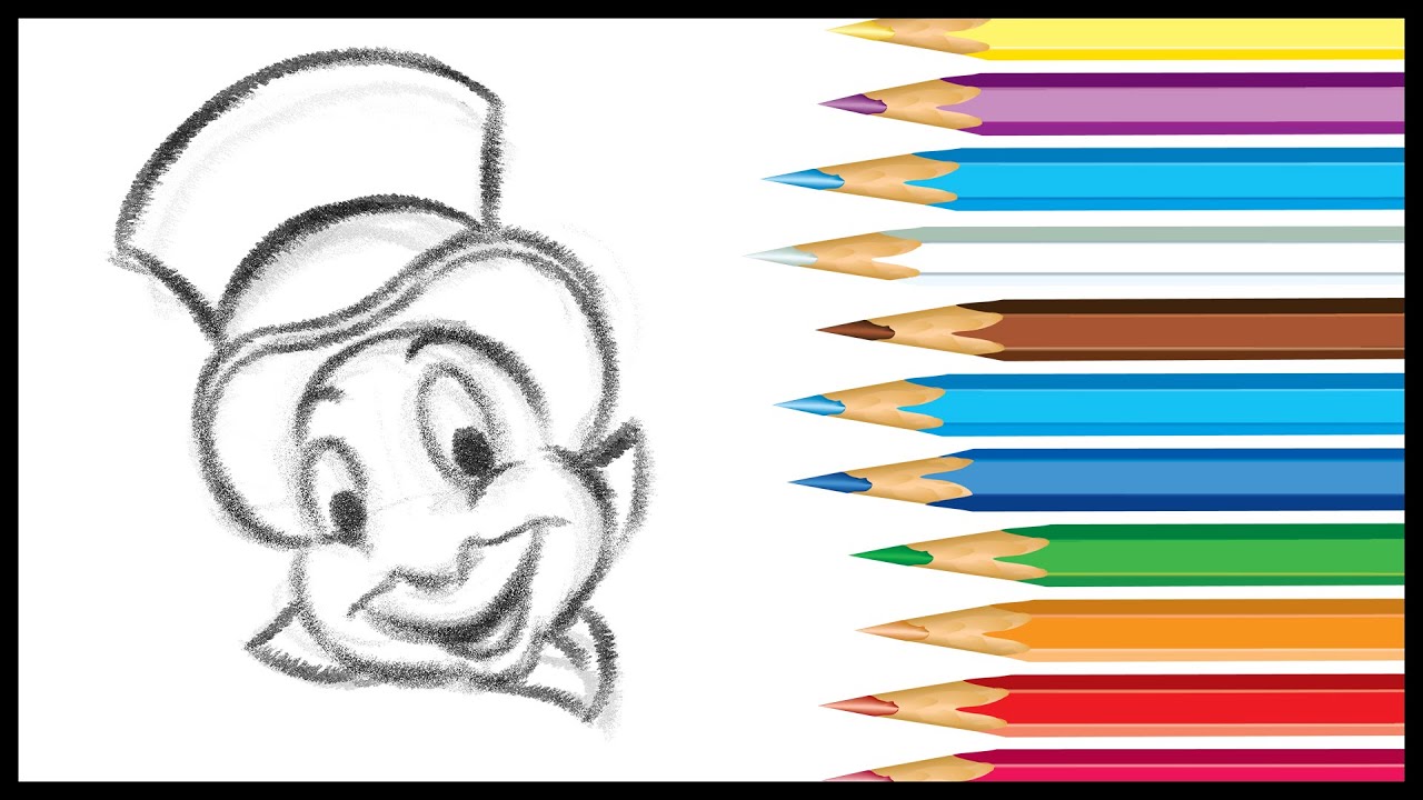How to draw || JIMINY CRICKET ️ - YouTube