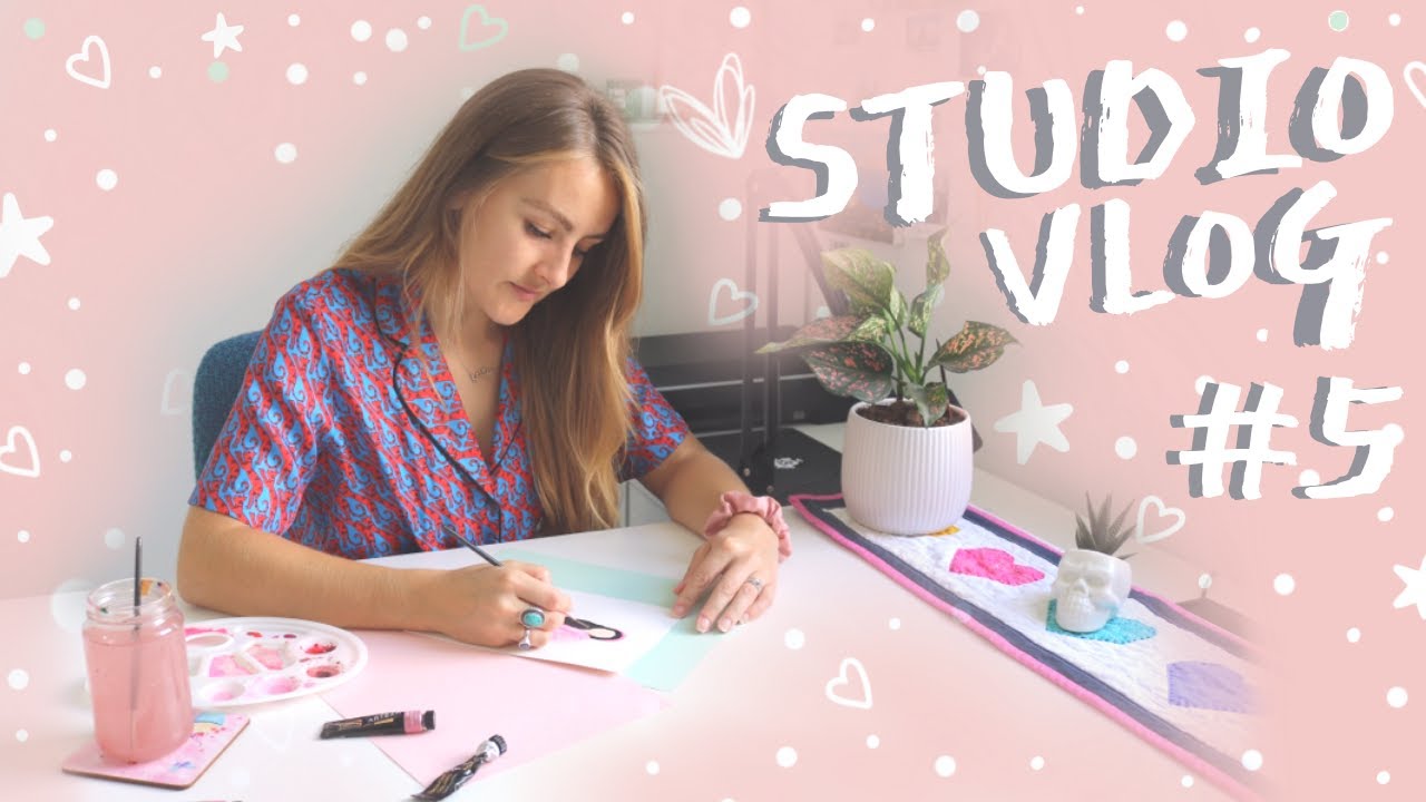 STUDIO VLOG | 5 | Commissions | Etsy Launch | Vaccine | Hike and Fun Paintings |