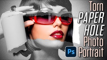 Photoshop Tutorial: Torn Paper Portrait Effect