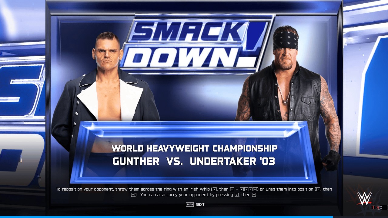 WWE 2K25 Full Match: GUNTHER VS. UNDERTAKER 2003 CPU VS CPU WORLD HEAVYWEIGHT  Championship