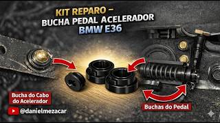 BMW E36 325i: Como tirar a FOLGA do pedal de acelerador