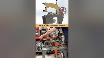 Antique 1800’s Hacksaw machine ✅
