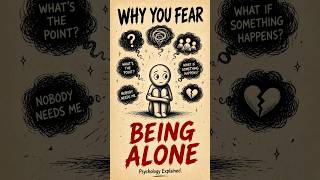 Why You Fear Being Alone Psychology Explained #shorts #animation #shortsfeed