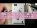 Reseña del UGREEN Revodok 1061 Hub USB C Ethernet Gigabit HDMI 4K PD 100W Adaptador Tipo C Docking S