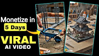 How to Create Viral Miniature Construction ASMR Videos | New AI Video Niche