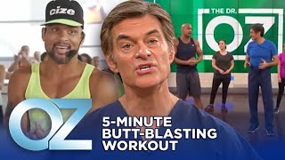 Full Shaun T's 5-Minute Butt-Blasting Workout | Oz Fit Guide