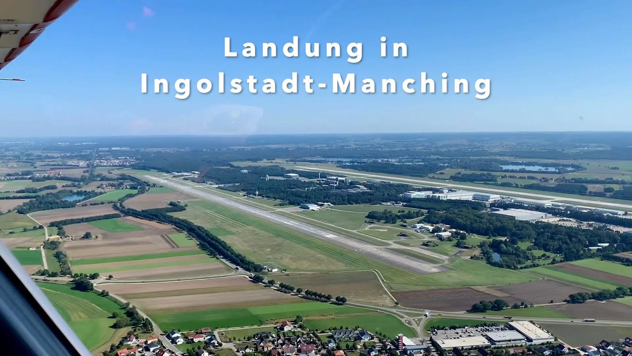 Landung in Ingolstadt-Manching
