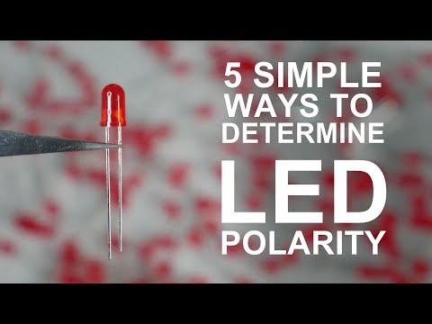 Vidéo: Comment Déterminer La Polarité Des LED