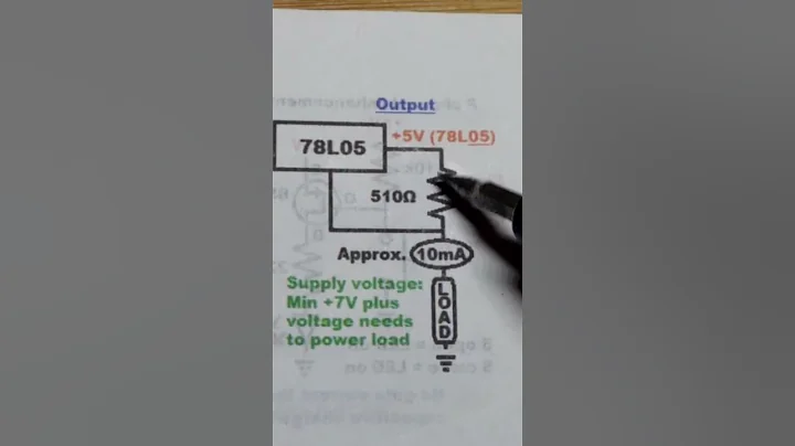 Voltage Regulator About 10mA Current Source Using 78L05 Schematic Explained #schematics #circuit