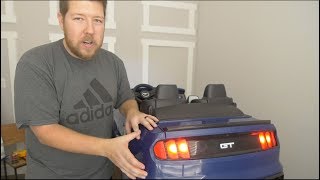 ML Toys Tail Light Install - Mustang Smart Drive Power Wheels Modifications