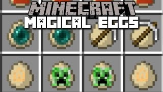 Minecraft MAGICAL EGGS MOD / EXPLOSIVE, TELEPORTATION EGGS & MORE!! Minecraft