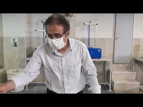 آزمایش ۸ قسمت دوم دانه بندی شن با الک و ش یکر 8 2