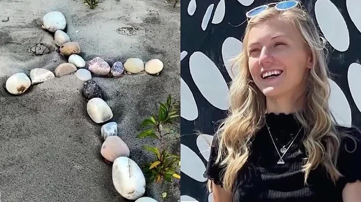 Stone memorial found after police leave Gabby Peti...