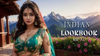 [4K] Ai Art Indian Lookbook Girl Al Art Video - Alpine Beauty