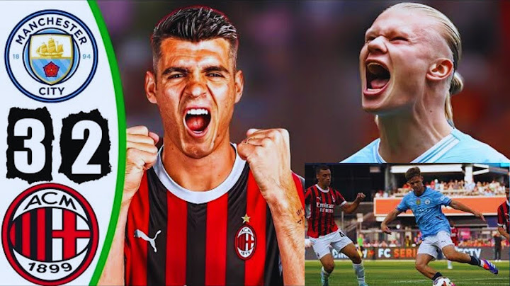 HIGHLIGHTS | MAN CITY 2-3 AC MILAN | Haaland, Colombo (2), McAtee & Nasti Goals!#rolando #football