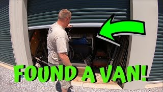 He Found A Van In An Unpaid Storage Unit Auction | Thousands Paid In Rent | What's Inside?