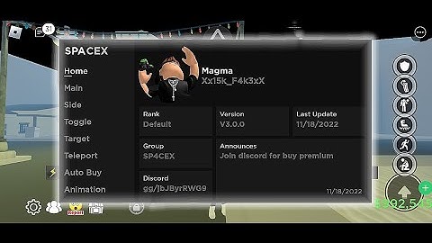 Hydrogen | DAHOOD SPACEX SCRIPT | 💧