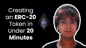 Creating an ERC-20 Token in Under 20 Minutes