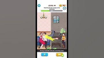 Annoying Puzzle Game - Level 44 - Help the girl get revenge on her boyfriend.