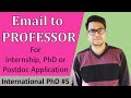 Email to Professor for Internship, PhD and Postdoc Applications || With Template || by Monu Mishra