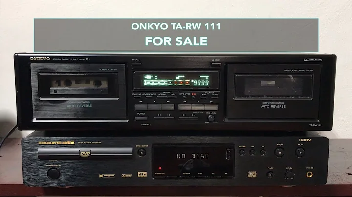 ONKYO TA-RW111 Cassette Deck DEMO