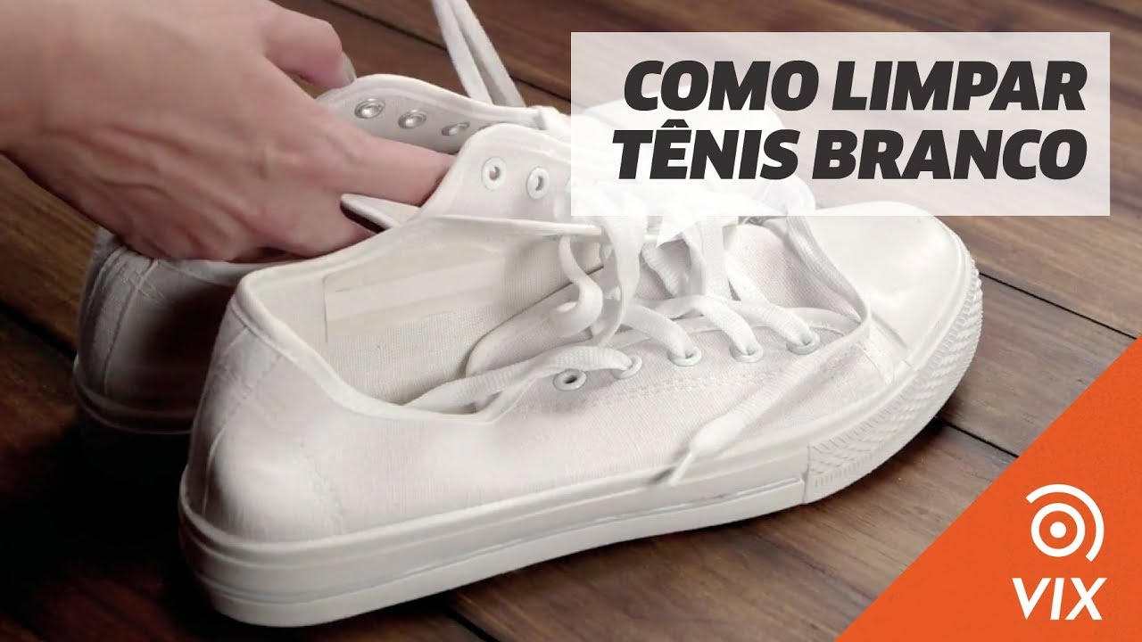 produto caseiro para limpar tenis branco
