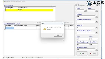 How to Add Rooms, Buildings & Floors in Hotel Lock System Software | Prousb Card Setup Guide