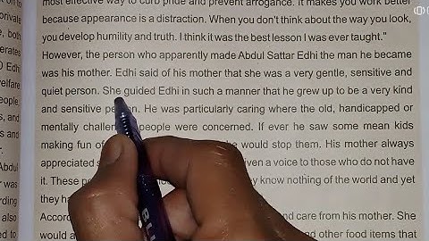 English Class 8 Unit 5 Part 2 || What Shaped Edhi