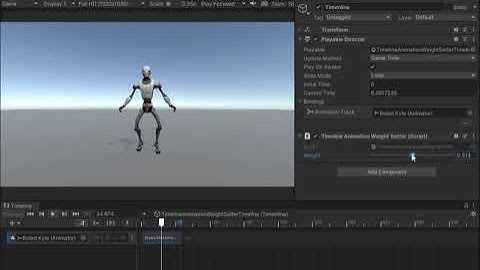【Unity】Blend Timeline Animation with Animator, by any weight