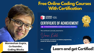 Free Online Coding Courses With Certification for School Students | Coding Blocks Junior