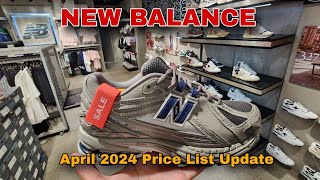 NEW BALANCE   |  April 2024 Mall Price List Update