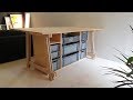 Raliser un grand ouvrage  hobby  table de jeu avec rangement diy