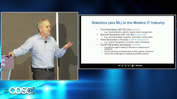 Michael I. Jordan on the Future of AI and Machine Learning (Full Video) | ODSC West 2019