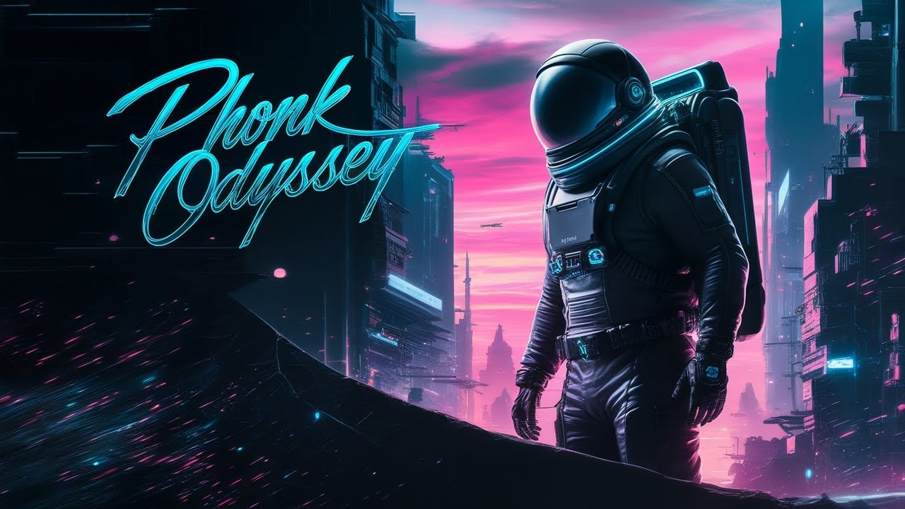 Phonk Odyssey: Astronaut in Flight | Trippy Phonk Music Video 🚀🌌 