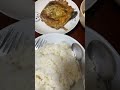 tortang talong giniling na may itlog konting kanin