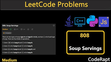 Soup Servings | Leetcode Q.808 | Python | C++ | Java | JS | Leetcode Daily Challenges