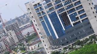 Bird eye view of Punggol Digital District as at 28th November 2021