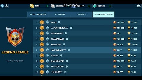 WAR ROBOTS HACKER REACHES 10K CUPS, RANKED 6TH ON LEGEND LEAGUE!