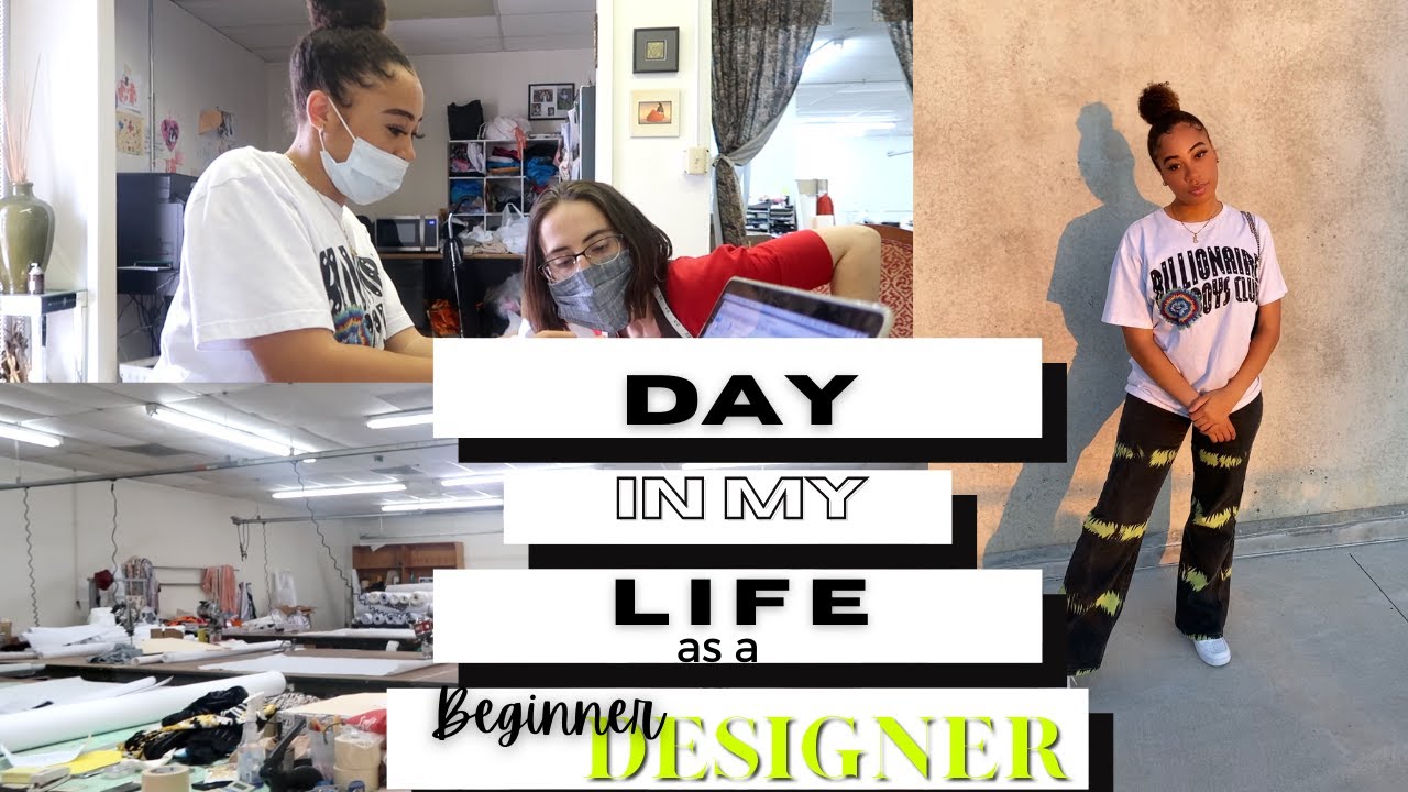 A DAY IN MY LIFE AS A FASHION DESIGNER FOR MY BRAND | Meeting With A ...