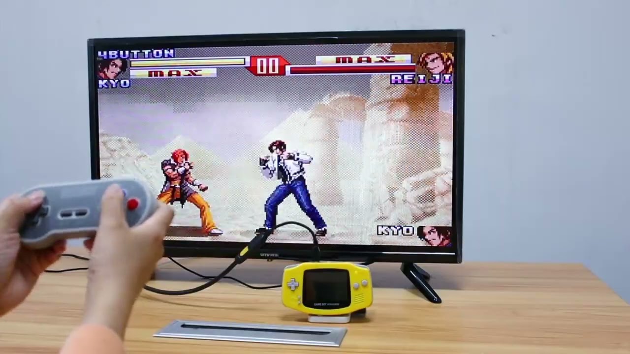 Gameboy Advance dock with gamepad