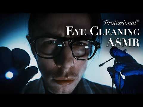 ASMR Professional Eye Cleaning & Silly Examination (Whispered Personal Attention For Sleep) thumbnail
