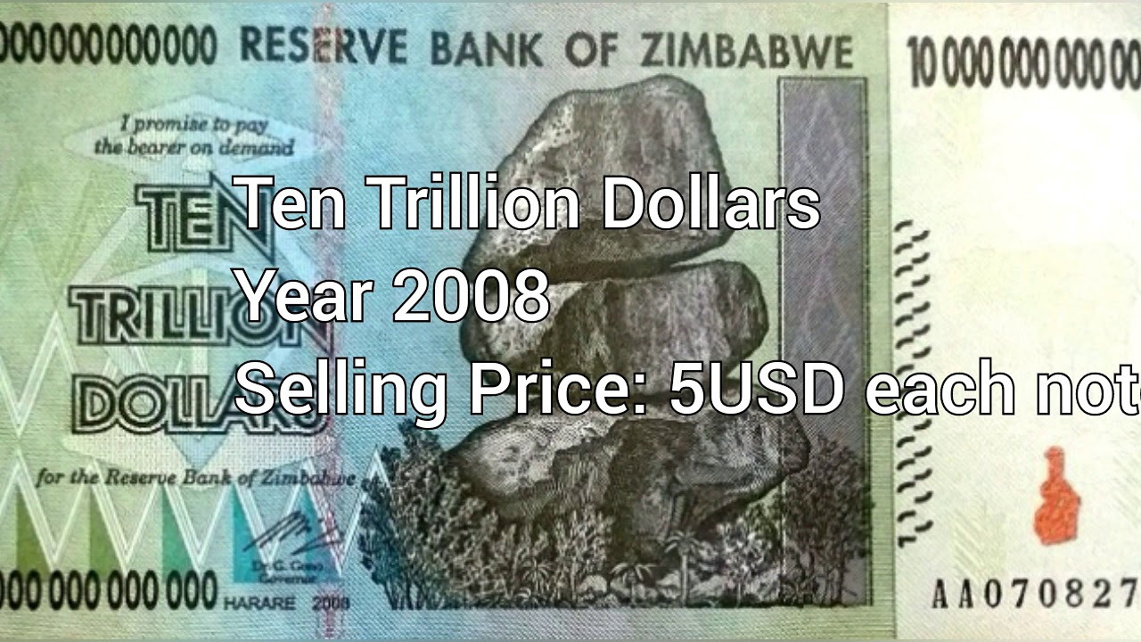 Selling Zimbabwean Old Notes (Trillion Notes) +263775823232 - YouTube