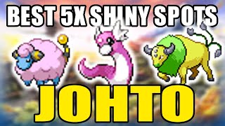 TOP 5 FREE Shiny Spots PokeMMO: Johto 5x Hordes
