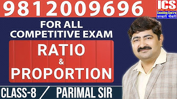 Ratio & Proportion | PROBLEM ON AGES| Class 8 | By Parimal Sir | ICS COACHING CENTRE