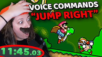 Can you beat Super Mario World with VOICE COMMANDS ONLY?