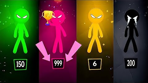 14 - Stickman Party - Tournament Mode 1 2 3 4 Players Random - MiniGames Gameplay