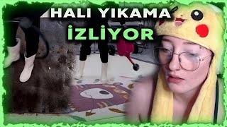 CEREN / Halı Yıkama İZLİYOR ve YORUMLUYOR